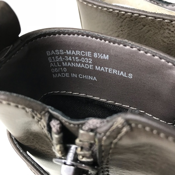 Bass | Woman’s Marcie Brown Buckle and Zipper Boot - Picture 6 of 8